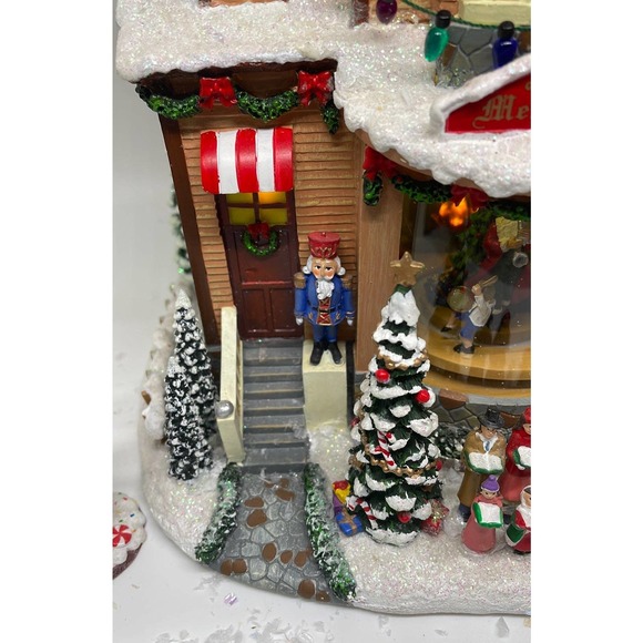 Allstate Floral~ Holiday House~ Large animated Box Victorian VNTG - Picture 6 of 12